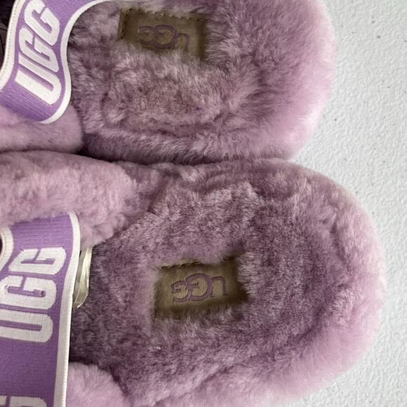 UGG Women's Fluffy Slippers in Lavender - Picture 5 of 12
